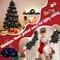 99 ft Total 3 Pcs Christmas Pre Lighted Tinsel Garland (Black)